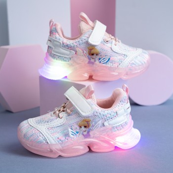 Pantofi Sport cu luminite Clara pink