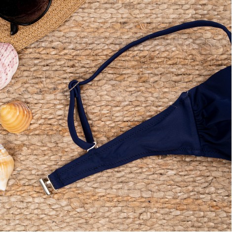 Costum de baie Zina, bleumarin, 2 piese