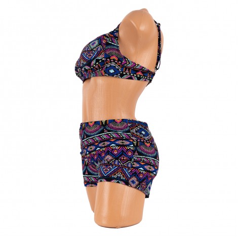Costum de baie Renata, red, 2 piese cu boxeri