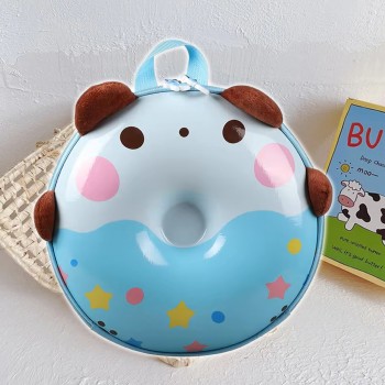 Ghiozdan gradinita Gogoasa Moo, 1 compartiment, 30x20x8 cm, Bleu, scoala