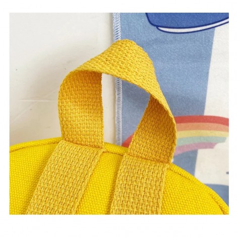 Ghiozdan gradinita Tigru, 1 compartiment, 23x20x10 cm, Negru/Galben, scoala