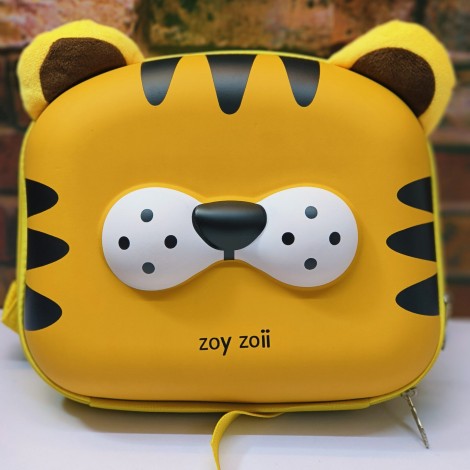 Ghiozdan gradinita Zoy, 1 compartiment, 29x25x15 cm, Galben, scoala