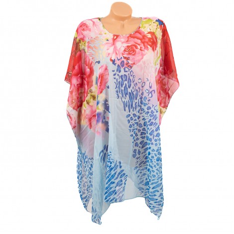 Rochie de plaja Pareo, marime universala, rosu