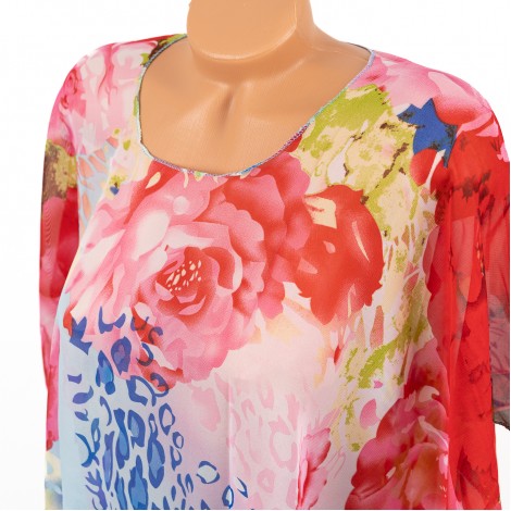 Rochie de plaja Pareo, marime universala, rosu