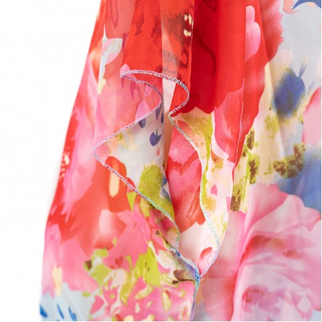 Rochie de plaja Pareo, marime universala, rosu