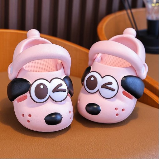Saboti tip crocs Doggy pink