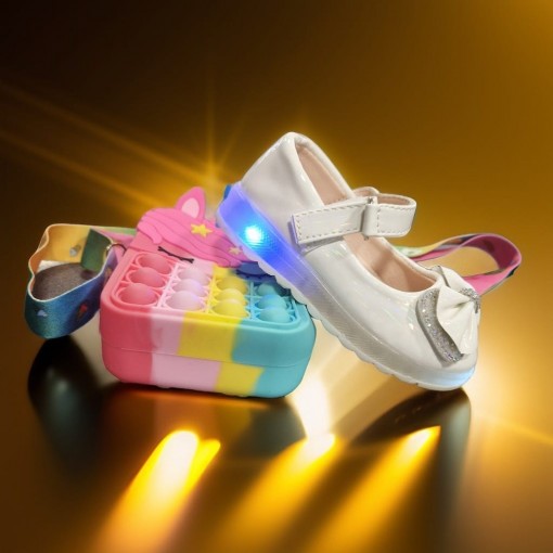 Pantofi Princess alb mrt24