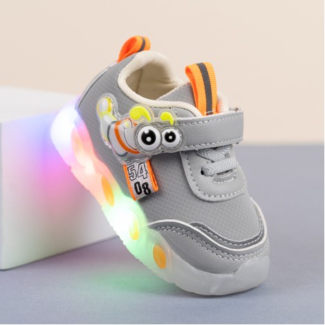 Pantofi Sport cu luminite Eve gri