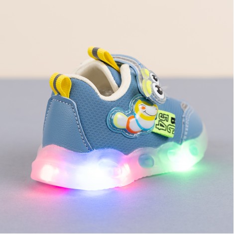 Pantofi Sport cu luminite Eve bleu