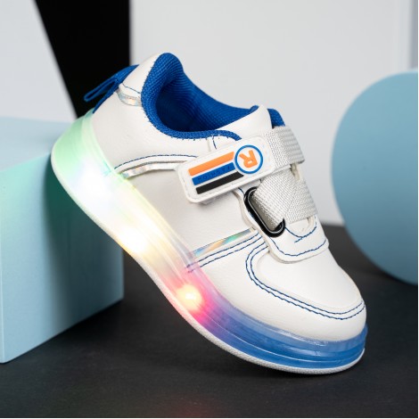 Pantofi Sport cu luminite Delix blue