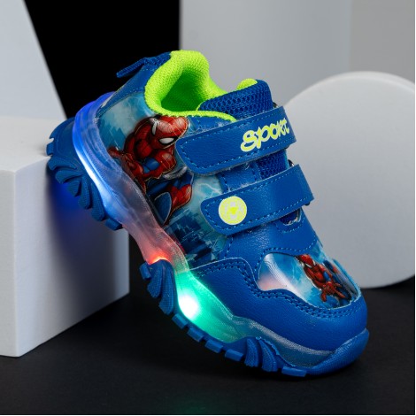 Pantofi Sport fara luminite Kelvin blue