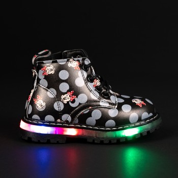 Ghete cu luminite Mouse black 