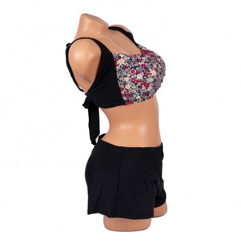 Costum de baie Brandusa, blue, 2 piese cu boxeri