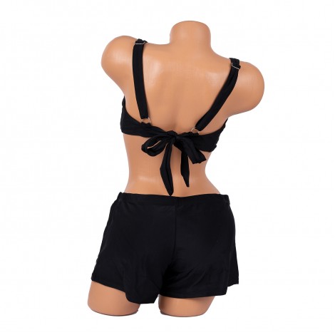 Costum de baie Brandusa, blue, 2 piese cu boxeri